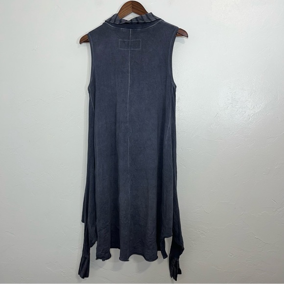 Luukaa Sleeveless Handkerchief Oversized Lagenlook Hem Tunic Top Size 8 - Picture 10 of 10